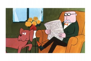 Frakk és a lusta macskák diafilm borító