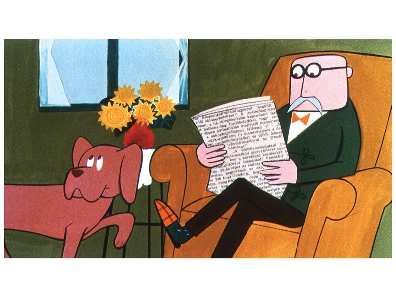 Frakk és a lusta macskák diafilm borító