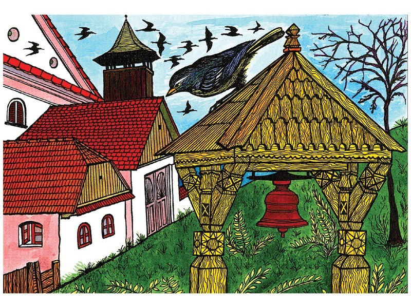 A cinege cipője diafilm - illusztráció, Palásti Erzsébet