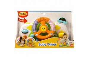 Zenélő világító műszerfal kormánnyal - babajáték