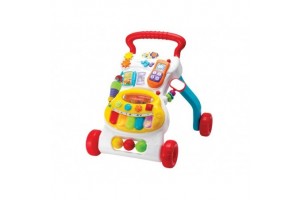 Zenélő bébi járássegítő - zongora és tanuló telefon