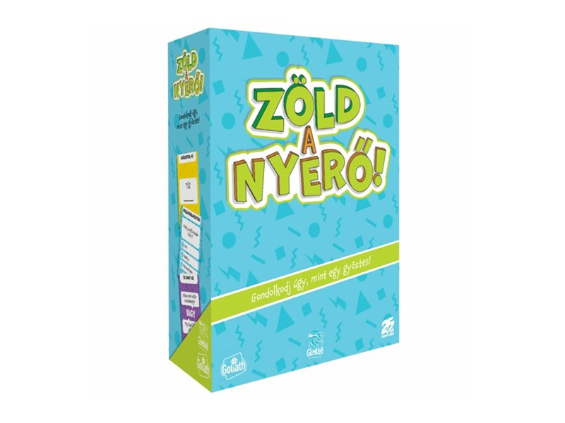 Zöld a nyerő – társasjáték doboz (10–99 év)