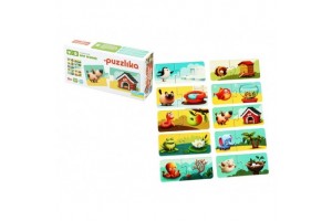 Állatok és lakhelyeik XXL puzzle, 20 db