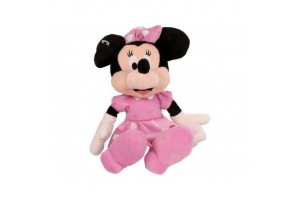Minnie egér Disney plüssfigura 43 cm - rózsaszín ruha