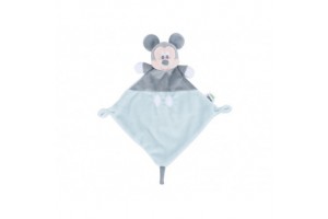 Mickey egér plüss szundikendő 29 cm - kék