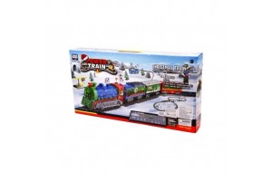 Power Train karácsonyi vonat készlet - 366 cm