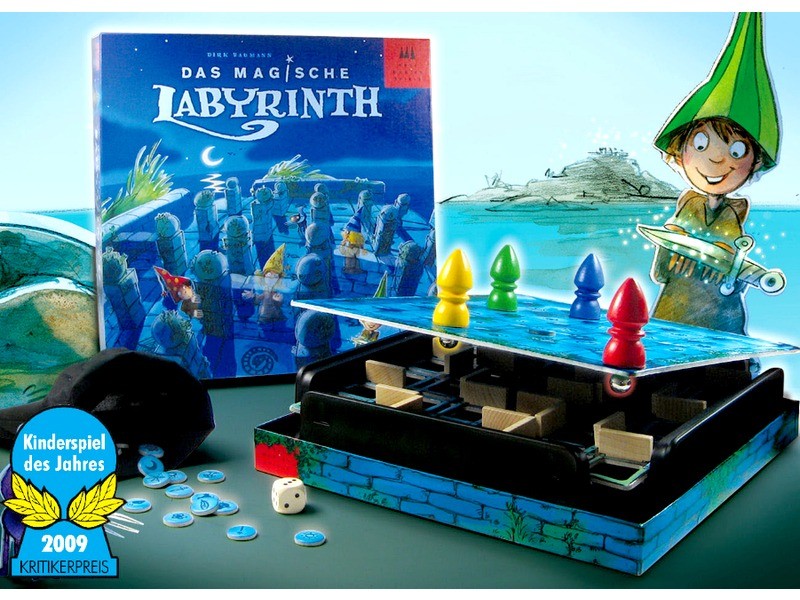 Elvarázsolt labirintus társasjáték - mágneses figurákkal