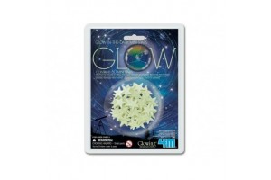 4M sötétben világító mini csillag készlet