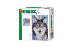 SES BEEDZ Art – Vasalható gyöngy Farkas (30x40 cm)