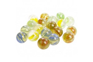 Üveggolyók 1,6 cm - 50 db, vegyes színek