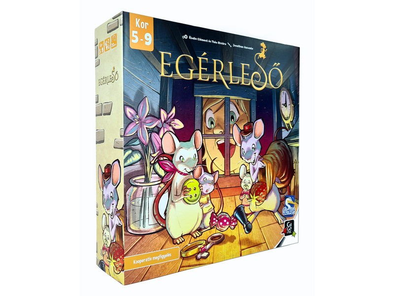 Egérleső társasjáték doboz