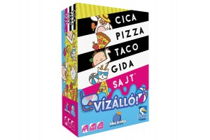 Vízálló cica-pizza-taco társasjáték (8+)