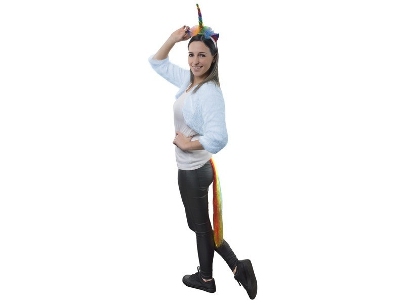 Unikornis jelmez kiegészítő készlet - szivárvány