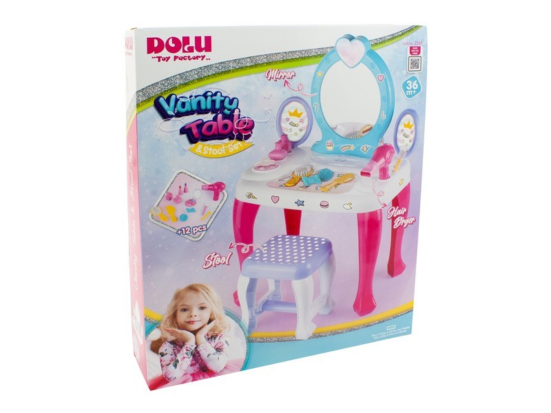 Unikornis asztal székkel 2561 - színes gyerekbútor