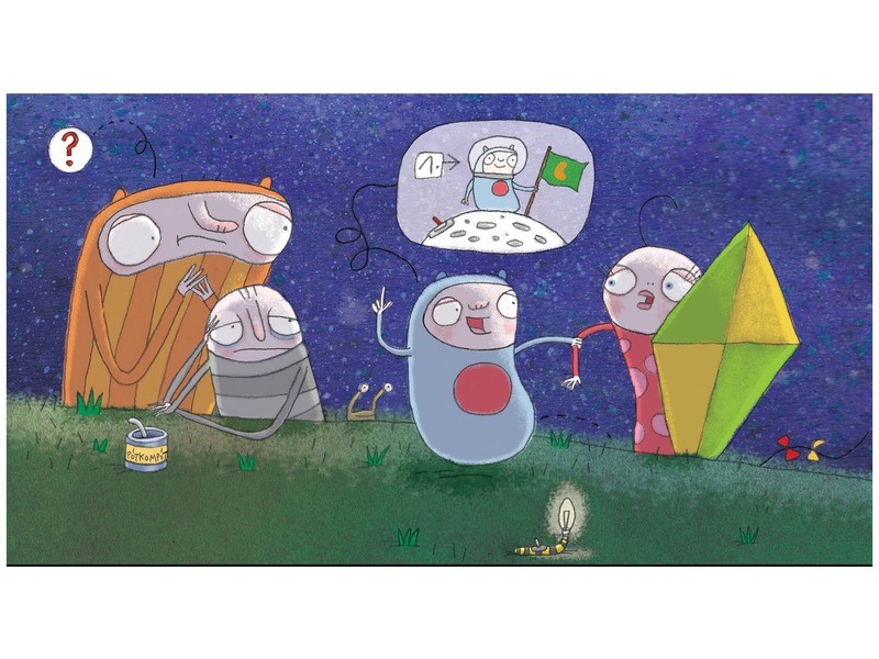 Jó éjszakát Kuflik diafilm – borító