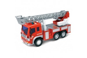 Tűzoltó autó 1:16 — világító és hangadó játékmodell