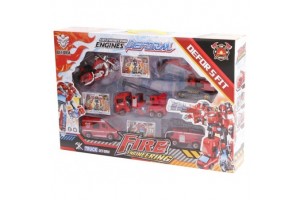 Átalakuló tűzoltó jármű 5 az 1-ben készlet