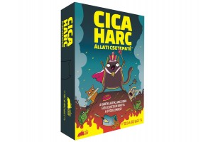 Cicaharc – Állati csetepaté társasjáték doboza