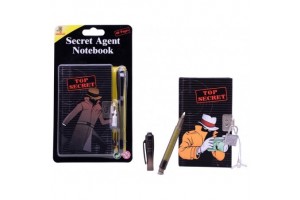 Titkos ügynök napló lakattal, tollal és pótkulccsal