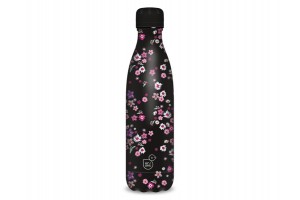 Duplafalú fémkulacs 600 ml - Pearl Blossom