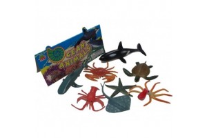 Tengeri állat 8 darabos játékfigurák