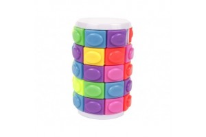 Tekerős logikai játék — forgatható henger