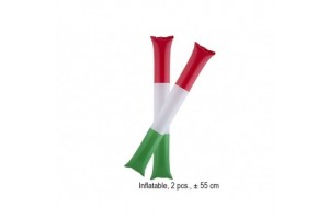 Piros-fehér-zöld 2 darabos szurkolói rúd
