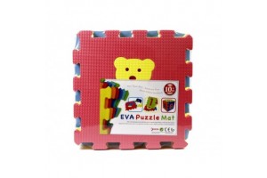 Állatos 10 db habszivacs szőnyeg 64x160 cm