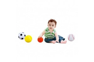 Szivacslabda 7 cm - puha labda