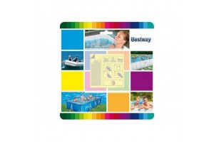 Bestway 62091 öntapadós javítókészlet – 10 db