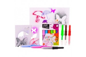 Festékszóró filctoll – 6 szín