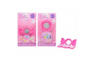 Smink készlet masni dobozban, tükörrel és applikátorral