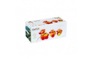 Cubika húzható fa kiskacsák – mama és két kiskacsa