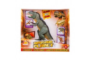 Sétáló világító és hangot adó T-rex dinó, 31×9×28 cm