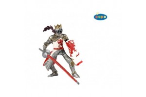 Papo piros sárkány pajzsos katona