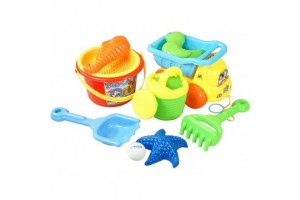 Sárga dömperes vödrös homokozó szett 797A