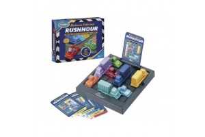 Rush Hour Deluxe társasjáték — piros autó és játéktábla