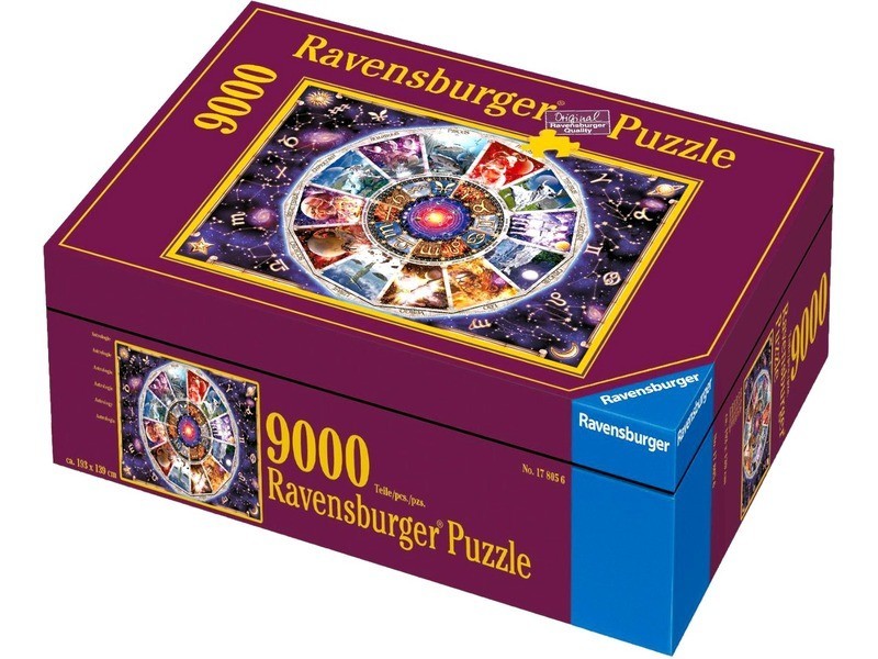 Ravensburger 9000 db puzzle — Asztrológia borító