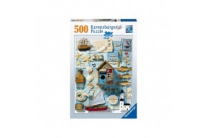 Puzzle 500 db - Tengerparti emlékek (Ravensburger 16588)