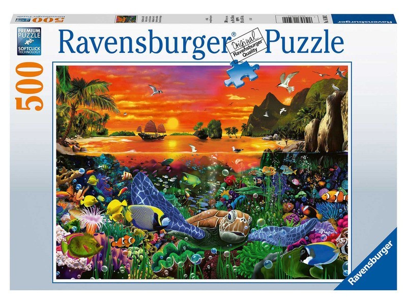 Ravensburger 500 db – Teknős a korallzátonyon