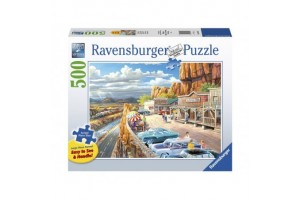 Puzzle 500 db - Hegyvidéki látkép (Ravensburger)
