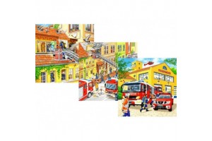 Ravensburger Tűzoltók 3x49 darabos puzzle
