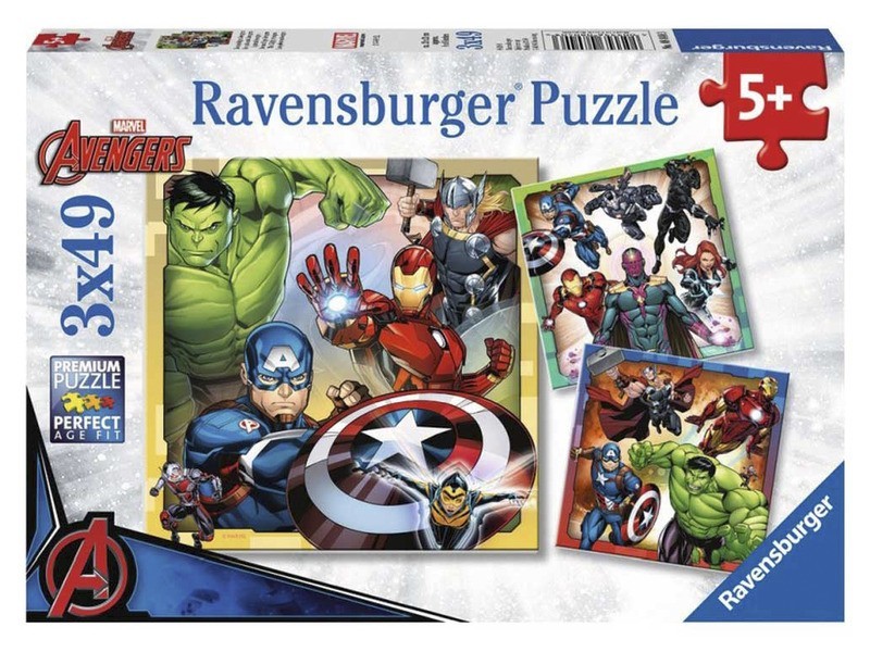 Ravensburger Marvel hősök puzzle (3x49 db)
