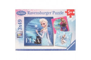 Jégvarázs 3x49 db puzzle