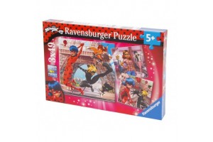 Hős katicabogár puzzle (3x49) - Ravensburger