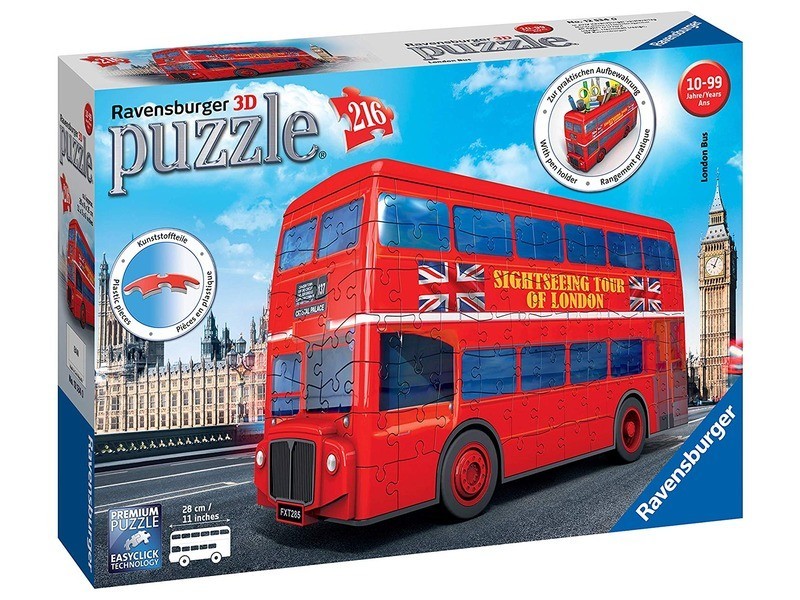Ravensburger 3D London emeletes busz puzzle 216 db