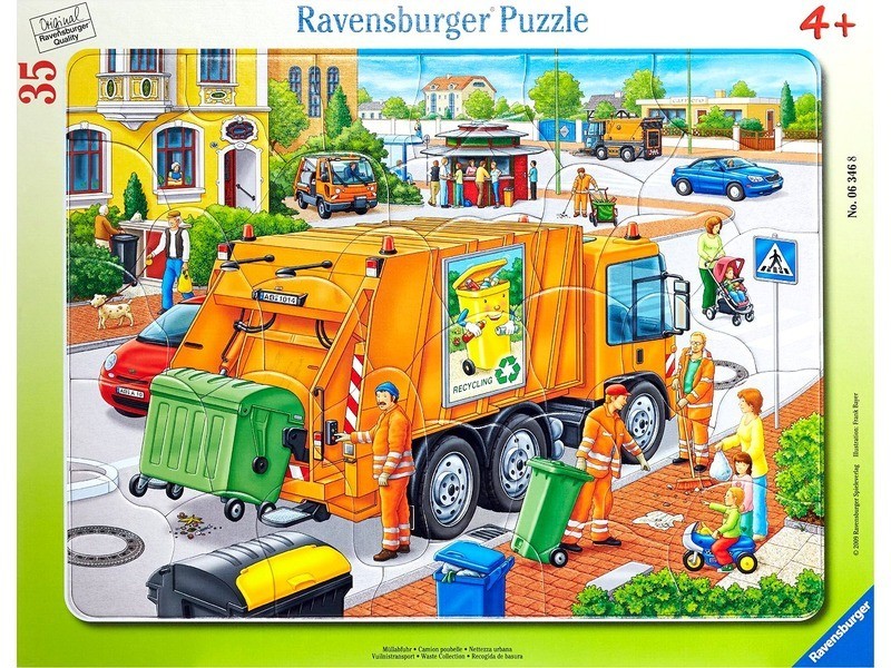 Ravensburger puzzle 35 db - Kukásautó képe