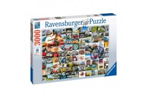 VW Bully pillanatok 3000 db puzzle - 16018