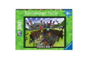 Puzzle 300 db - Minecraft Kivágás