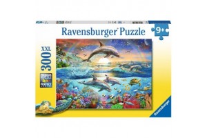 Ravensburger 300 db - Delfin paradicsom puzzle 49×36 cm
